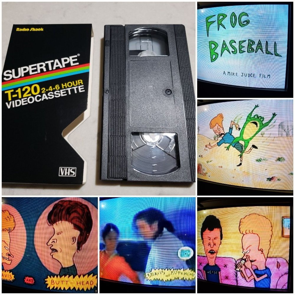 Beavis & Butthead Music Videos MTV Recording TESTED Prerecorded Blank VHS